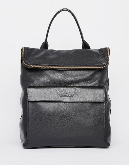 Whistles Leather Verity Backpack