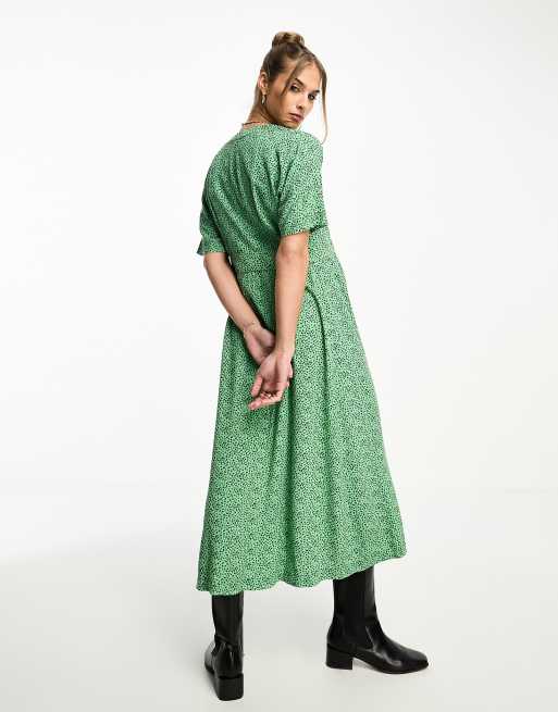 Green leopard print dress 2024 asos