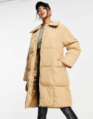 calvin klein camel wool coat womens