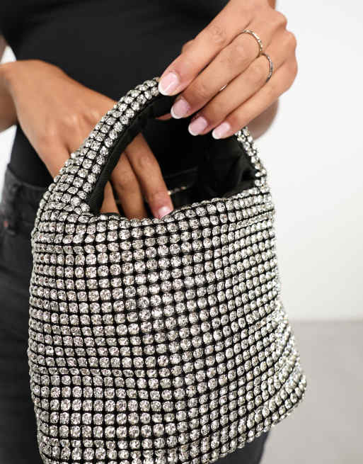 Whistles Luz gem mini bag in black, 4 of 4