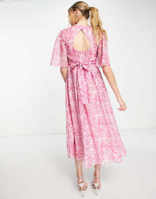 Pink Batik Dress