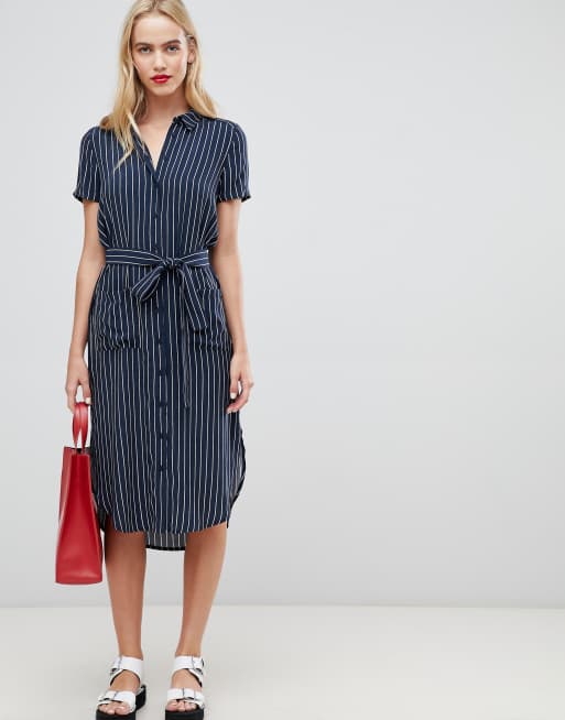 Whistles stripe shirt store dress