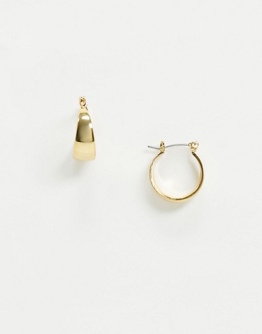 Whistles mini cup hoops in gold