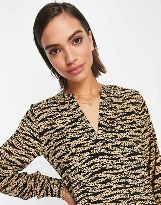 Whistles - Mini-jurk met tijgerprint in multi, 2 van 4
