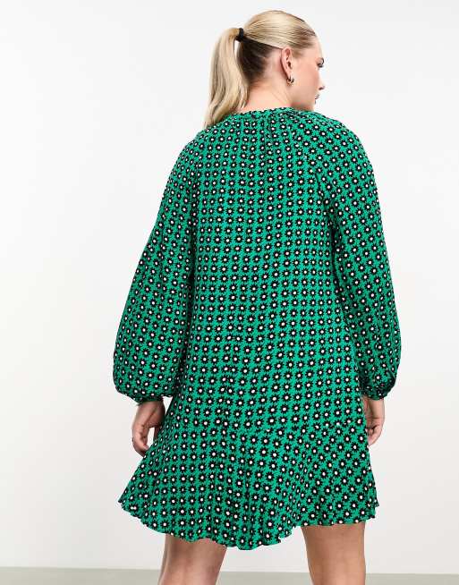 Whistles green best sale polka dot dress