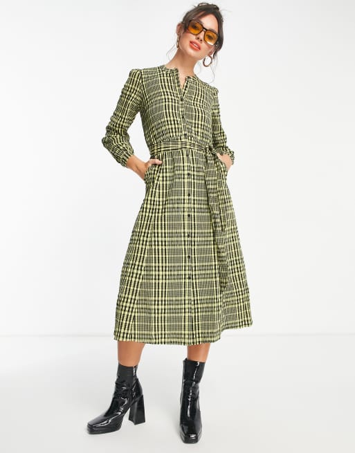 Whistles gingham outlet dress