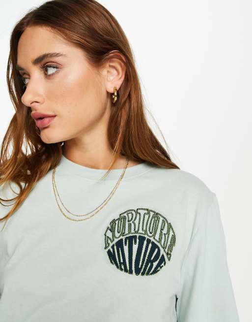 Whistles - Nurture Nature - T-shirt in jersey verde