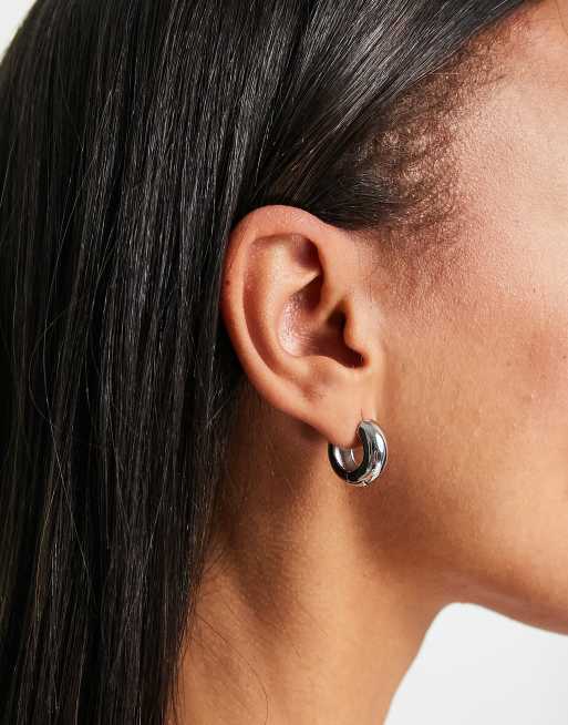 Whistles - Orecchini a cerchio color argento