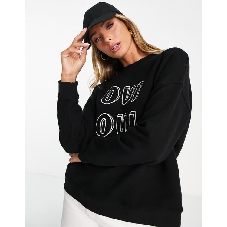 Whistles discount black sweatshirt