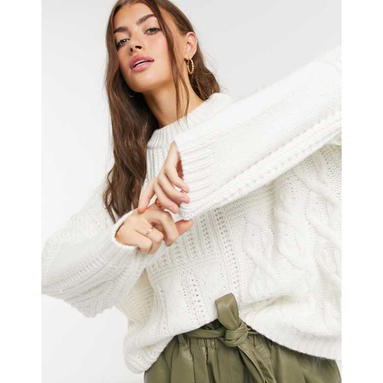 Whistles cable outlet knit jumper