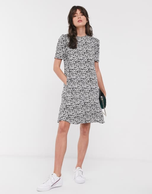 whistles multi petal print dress