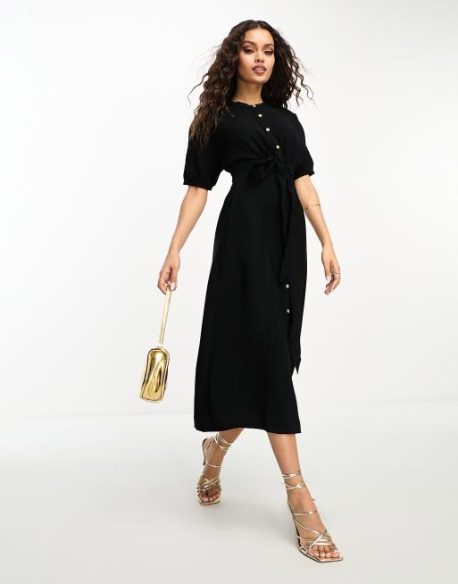 Whistles black hot sale dress