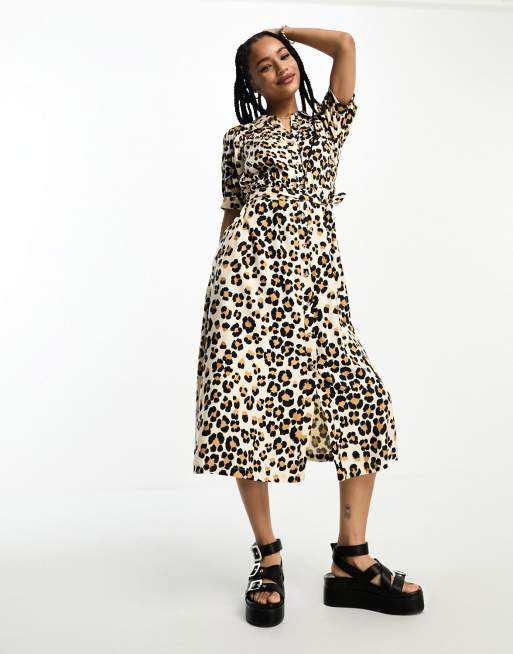 Petite leopard outlet dress