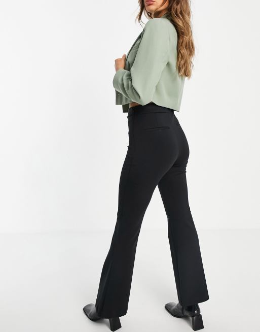 Black Flat Front Ponte Trouser, WHISTLES