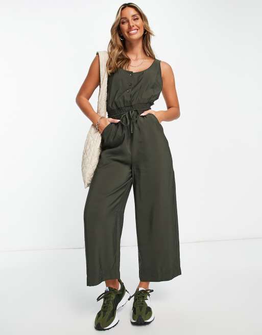 Casual 2024 green jumpsuit