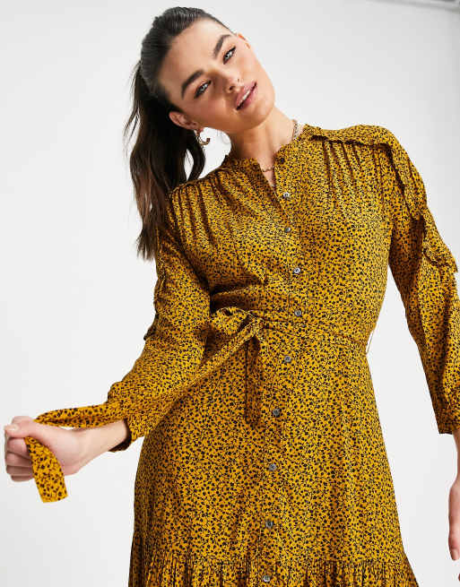 Whistles hotsell mustard dress