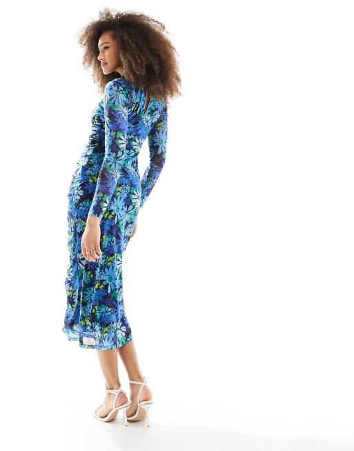 Whistles blue hotsell floral dress