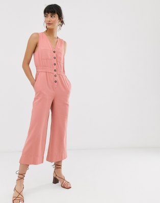 whistles pink jumpsuit