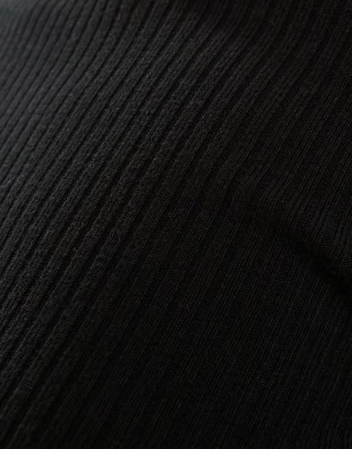 Black Rib Detail Knit Cami, WHISTLES