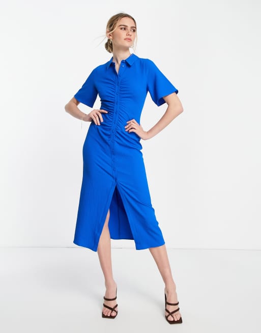 Cobalt sales shirt dress