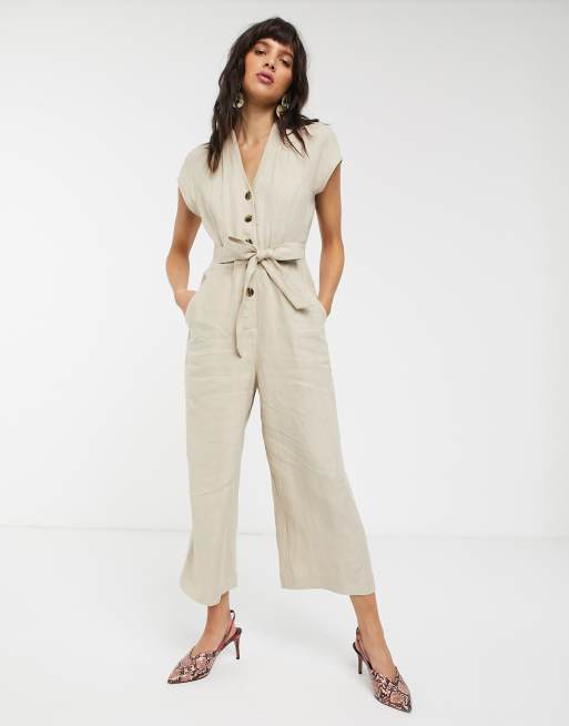 Whistles sana linen jumpsuit | ASOS