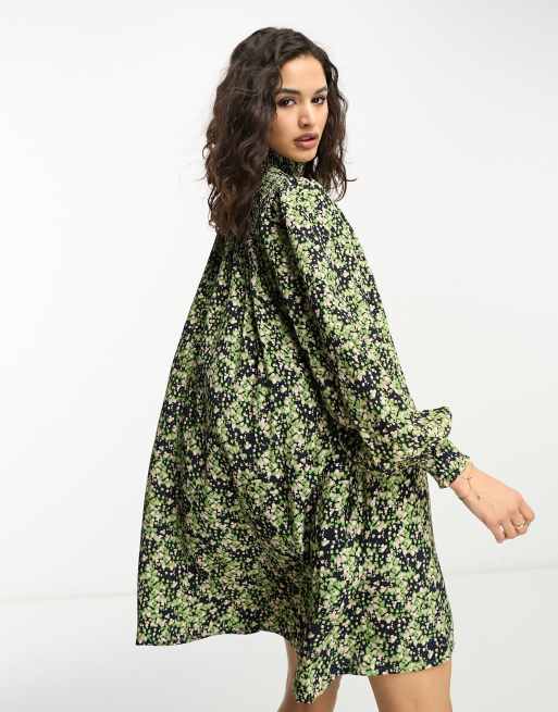 Whistles animal hotsell print dress green