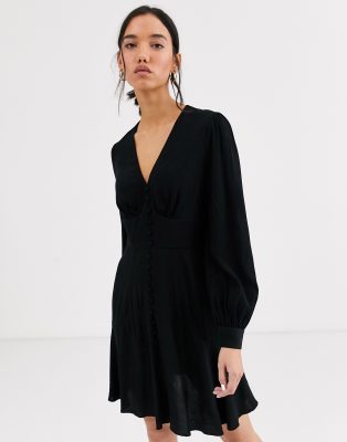 asymmetrical chiffon dress