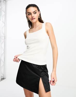 White Square Neck Tank, WHISTLES