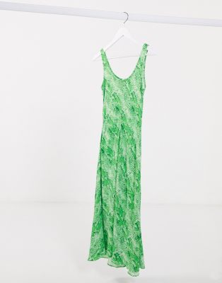 whistles python print midi dress