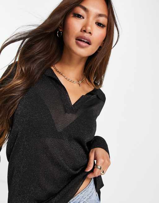 whistles black polo neck