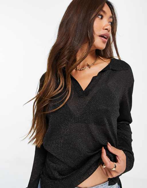 whistles black polo neck