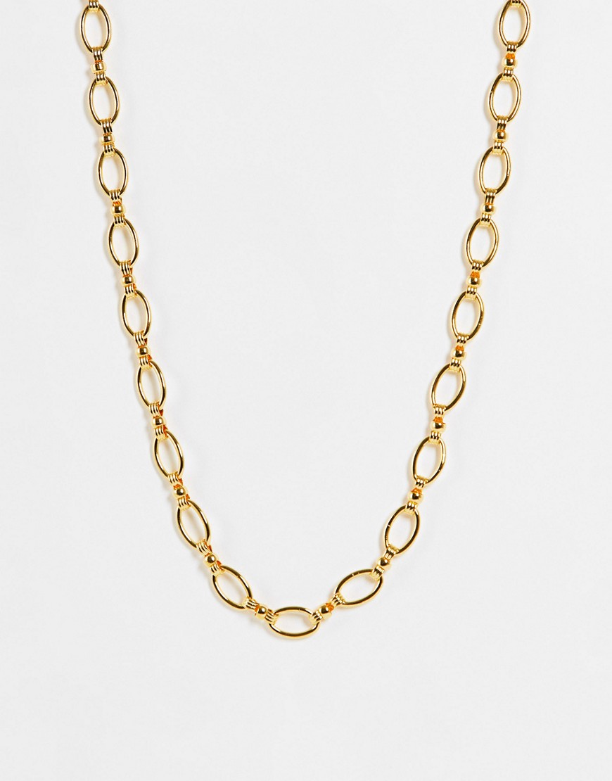 Whistles statement chain necklace in gold