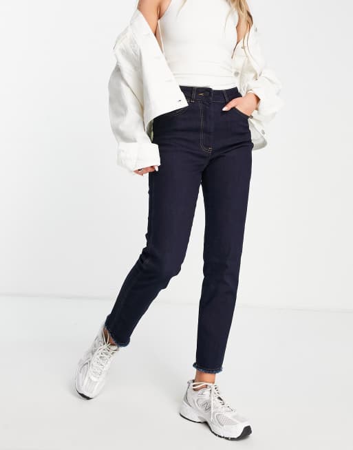 Whistles stretch slim leg jean in dark indigo ASOS
