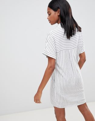 whistles stripe shirt dress