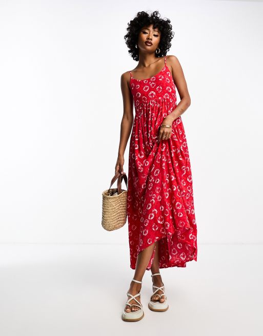 Whistles heart best sale embroidered maxi dress