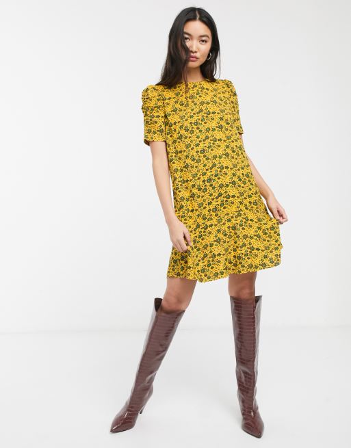 Whistles mustard outlet dress