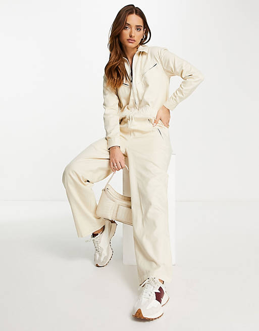 Whistles ultimate utility jumpsuit in stone