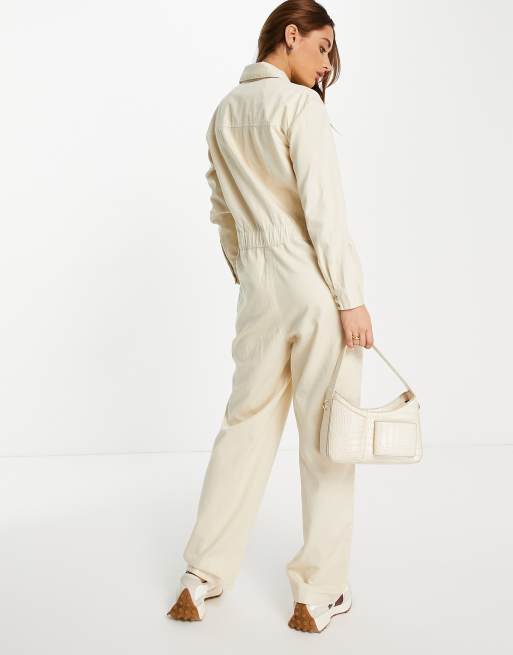 Whistles ultimate utility jumpsuit in stone, 3 of 4