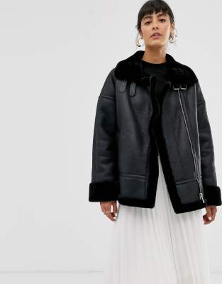 Whistles – Ultimative Bikerjacke aus Kunstpelz