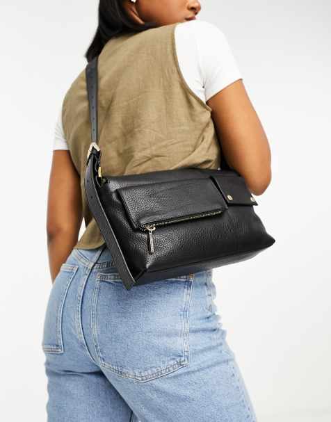 Black leather cheap purses on sale