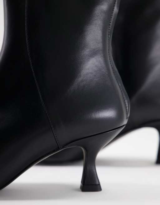 Whistles - Wade - Bottines en cuir à bout carré - Noir, 4 de 4