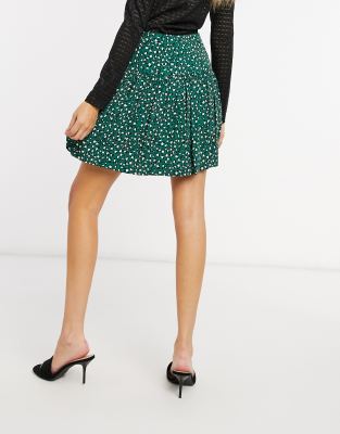 leopard flippy skirt