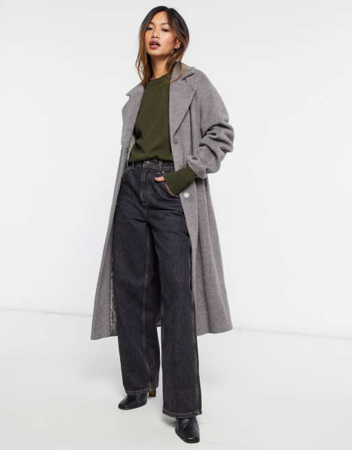 Whistles grey shop coat