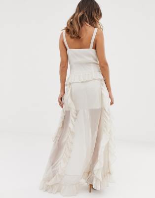 white sand dress