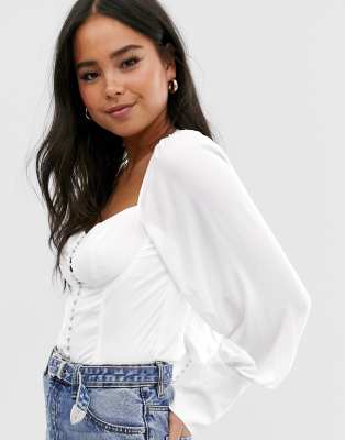 asos bustier top