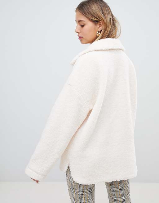 Wild honey outlet oversized fleece coat