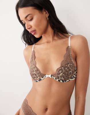 Wild Lovers Anouk Padded Underwire Bra In Brown