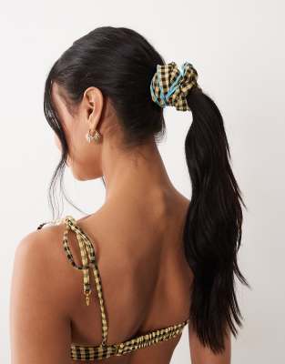 Wild Lovers Lemonade Scrunchie In Brown