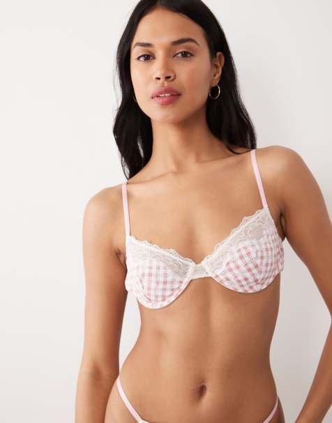 Wild Lovers – Mireille – Bügel-BH mit rosa Vichy-Karo - view 1