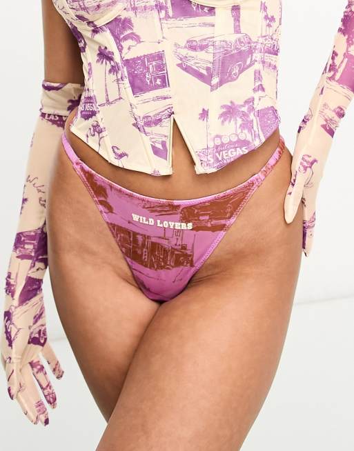 Wild Lovers Presley briefs in retro print